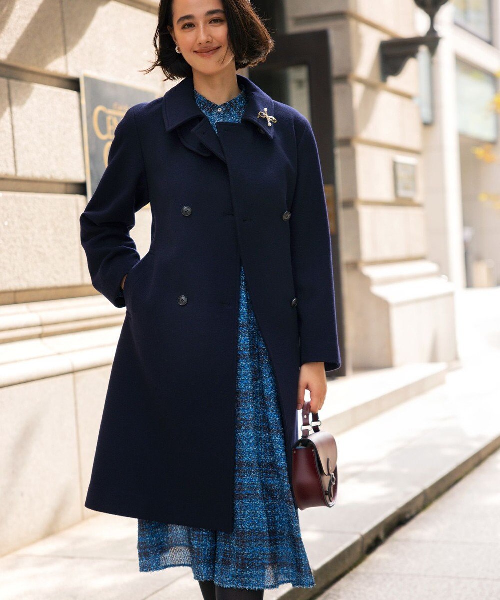 組曲 ギミックチェックツイード ワンピース 