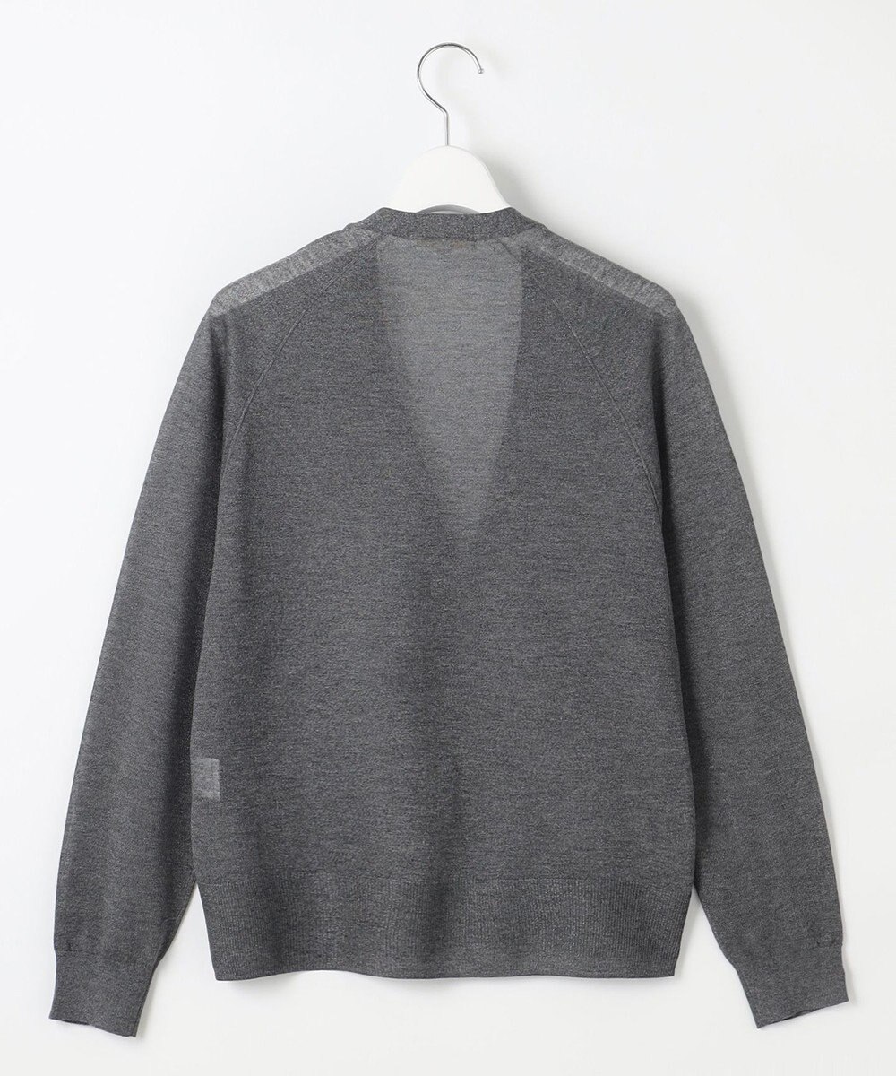 自由区 L 【洗える】ブライトシアー カーディガン 