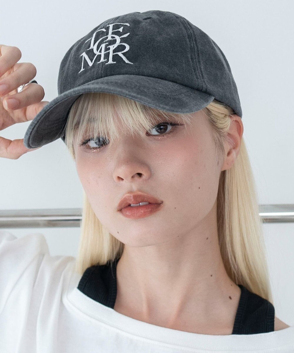 WEGO ピグメントロゴキャップ 