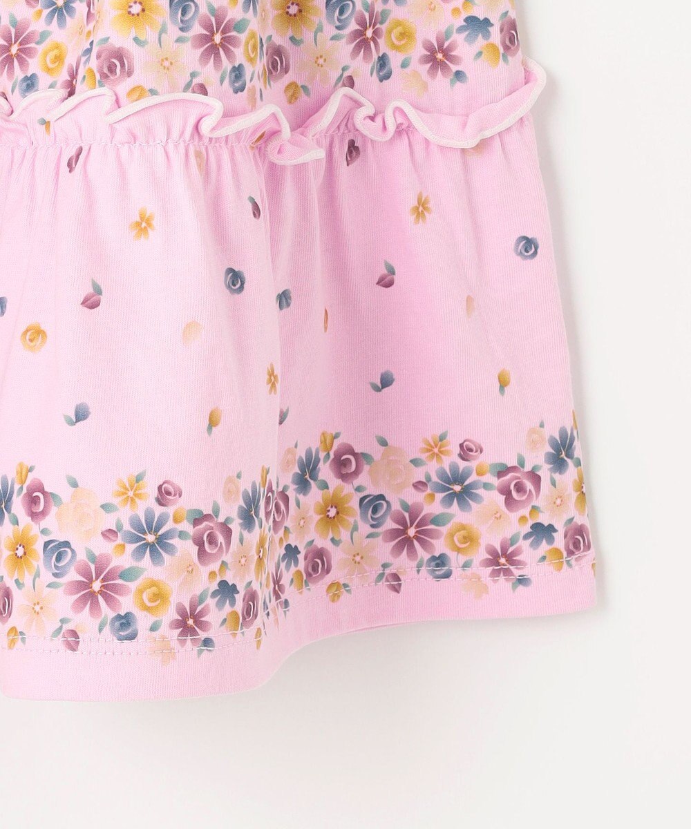 組曲 KIDS 【110-140㎝】ティアードフラワー チュニック 