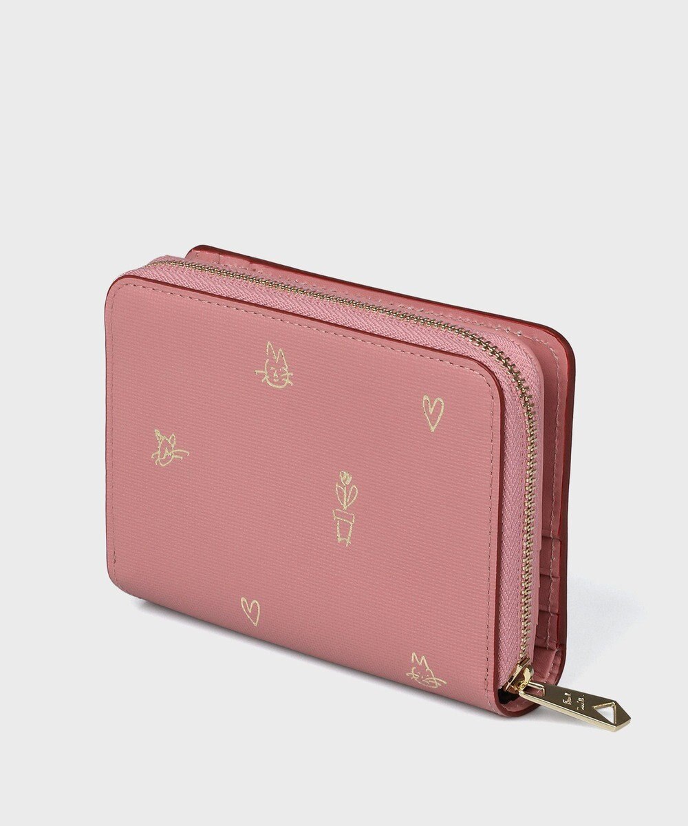 Paul Smith ミックスドゥードゥル 2つ折り財布 