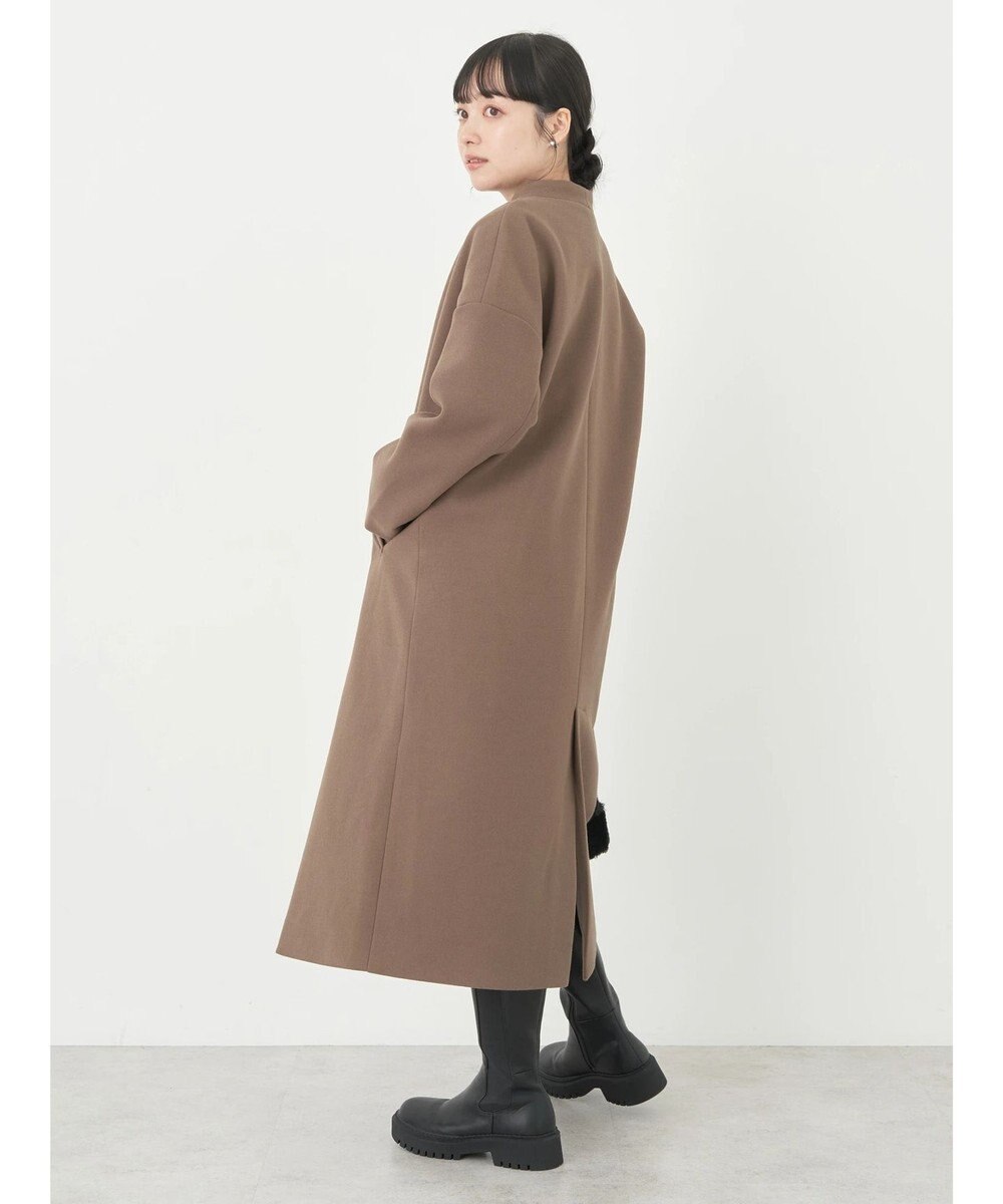 earth music&ecology Ｖネックノーカラーコート 