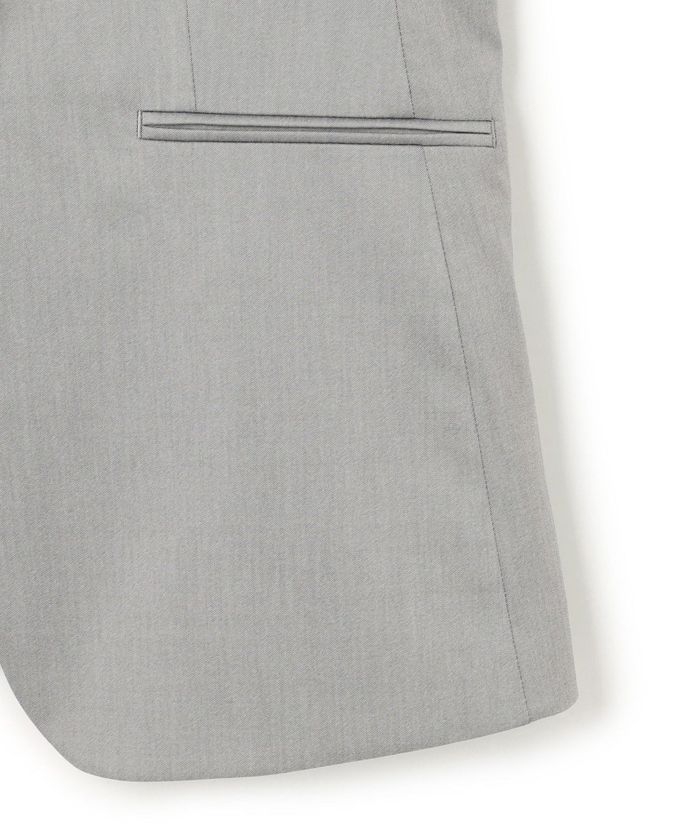 23区 S 【セットアップ対応/洗える】ストレッチシャンブレー テーラードジャケット 