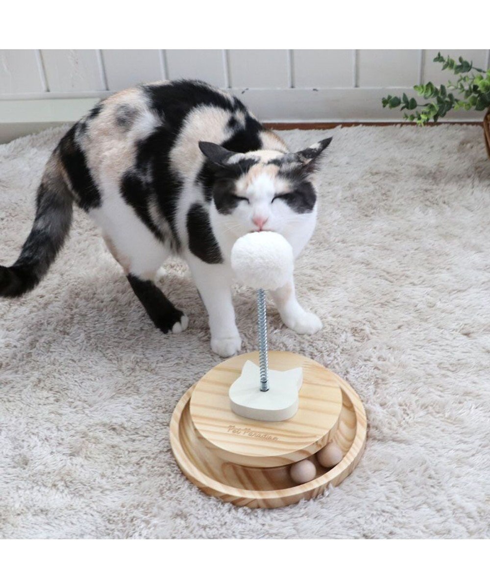 PET PARADISE 猫 木製 コロコロ トイ 