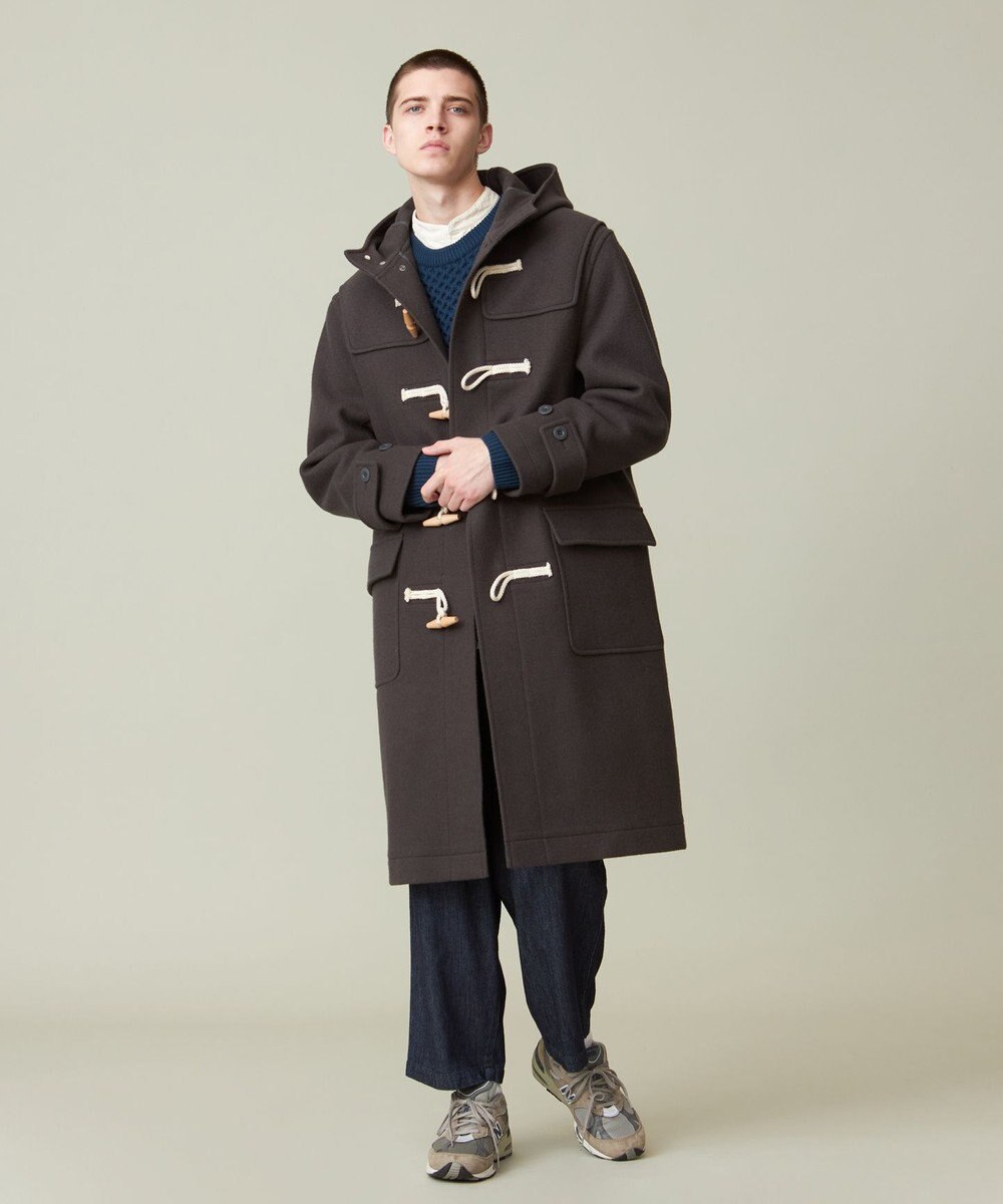 J.PRESS YORK STREET 【UNISEX】メルトンダッフルコート 