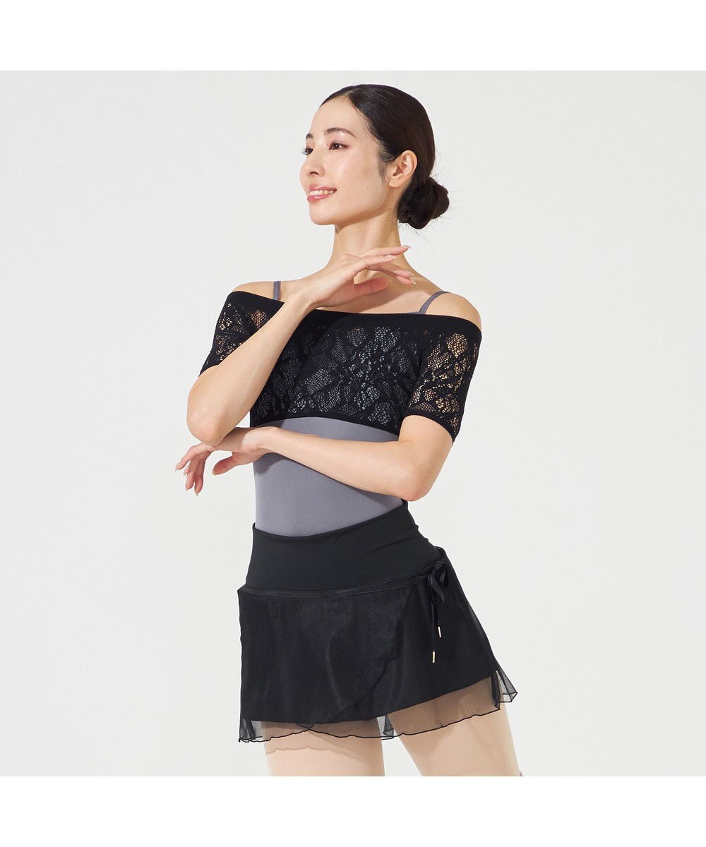 Chacott ハーフスリーブレオタード 