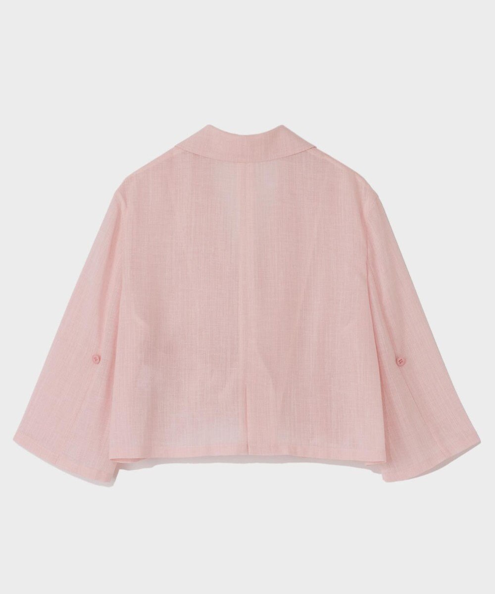 GRACE CONTINENTAL リネンライクシアージャケット 