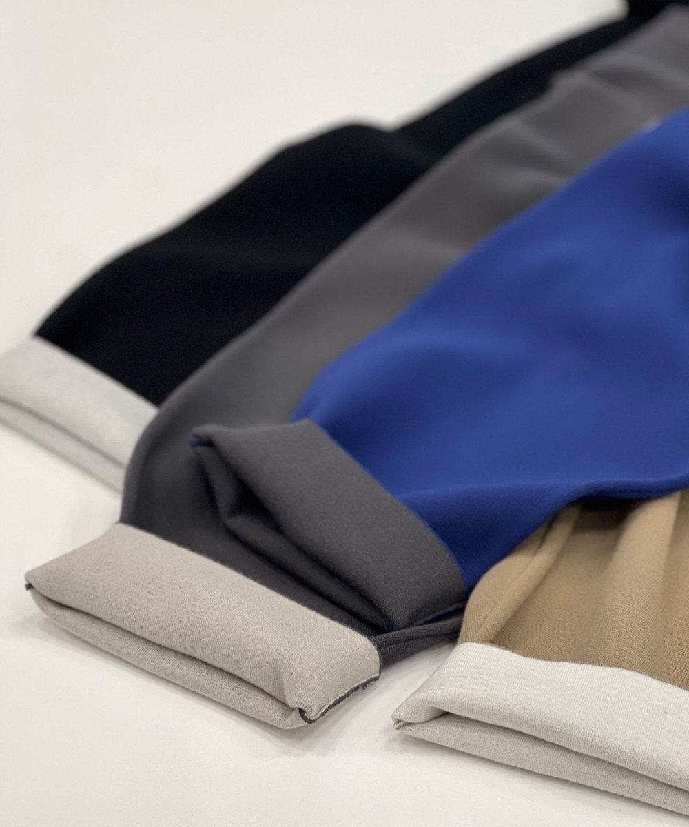 自由区 【セットアップ対応・洗える】レーヨンストレッチプルオーバー ニット 