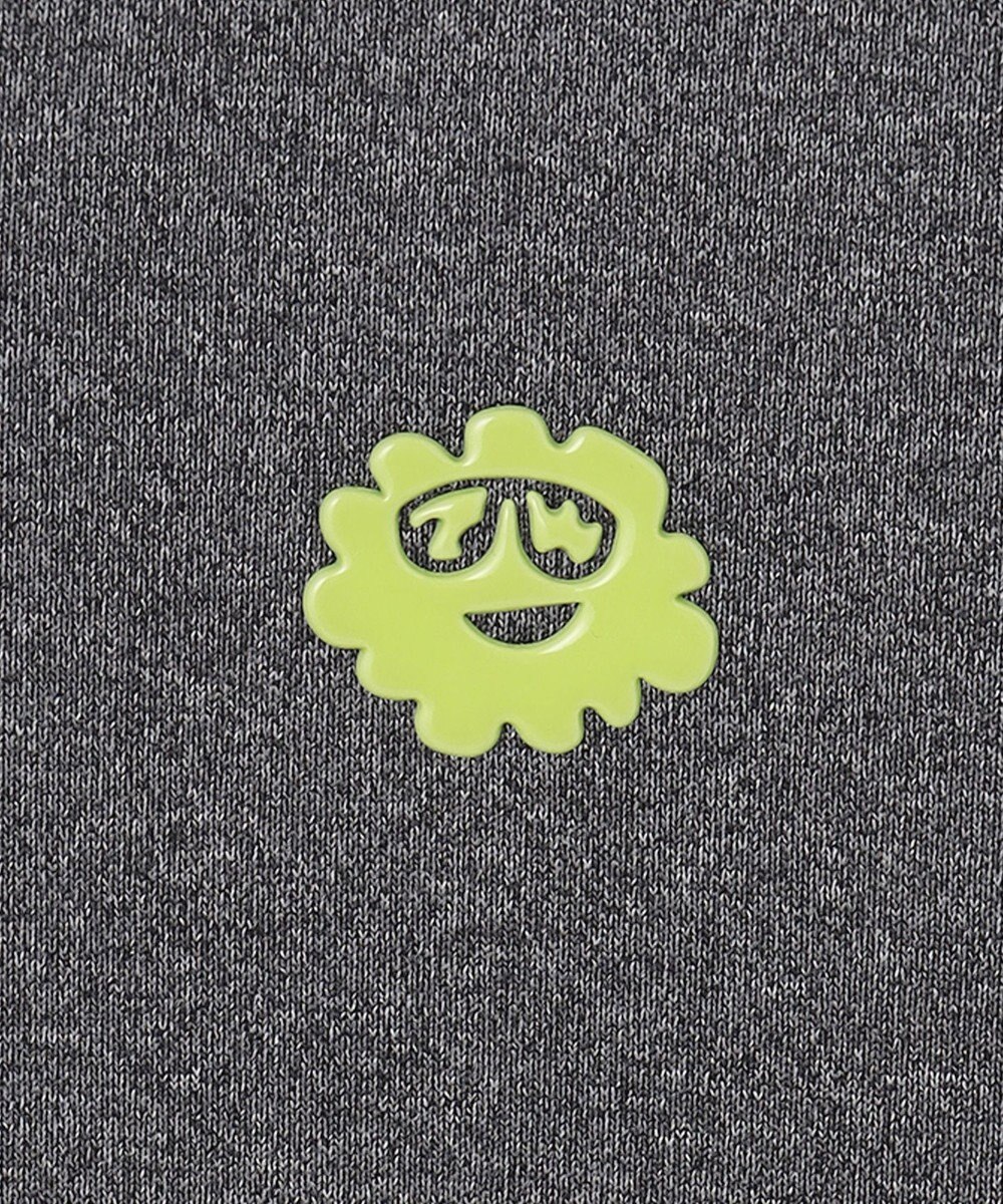 PW CIRCULUS 【MEN】【洗える/吸汗速乾/ストレッチ】ダンボール ロゴ ジップアップ パーカー 