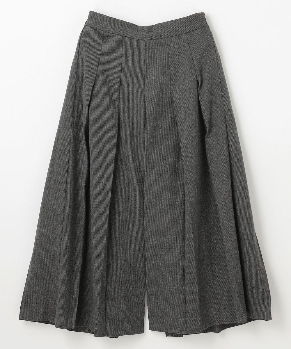 ANY 【手洗い可/ウエストゴム】タックワイドパンツ 