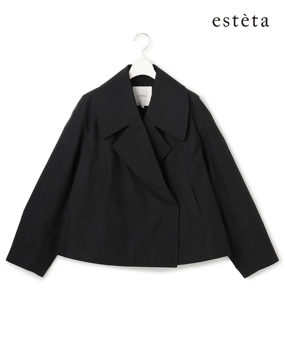 23区 【エステータ】ウールミックスクロス ショートジャケット 