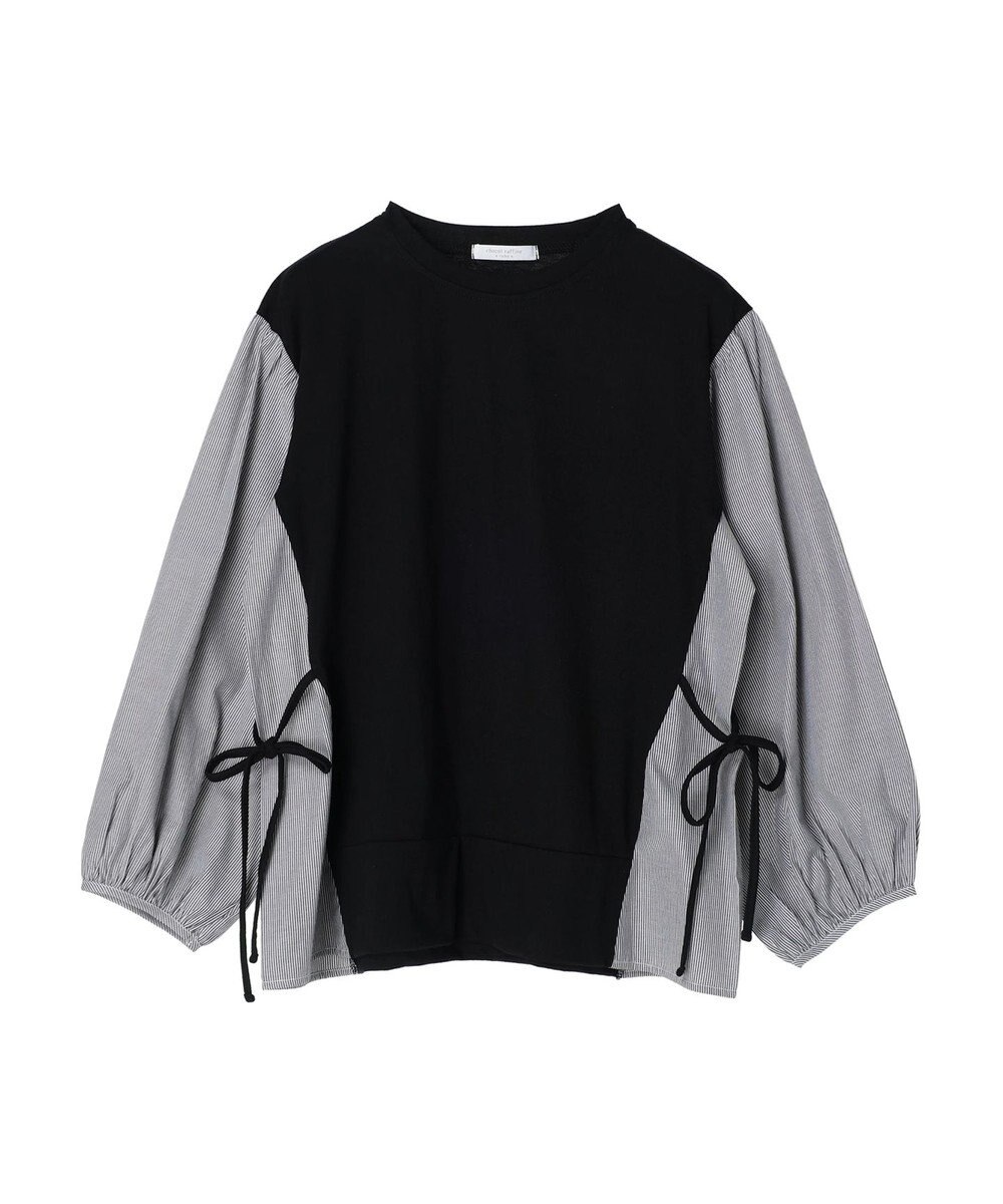 Green Parks 布帛ドッキング脇リボンプルオーバー 