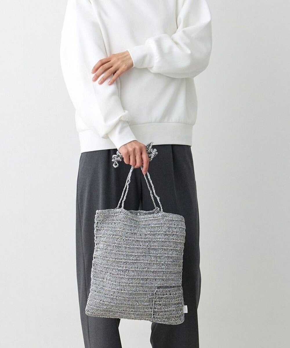 ROOTOTE 1091【手編みカゴバッグ風】SC.トール.クロッシュメタリック-A 