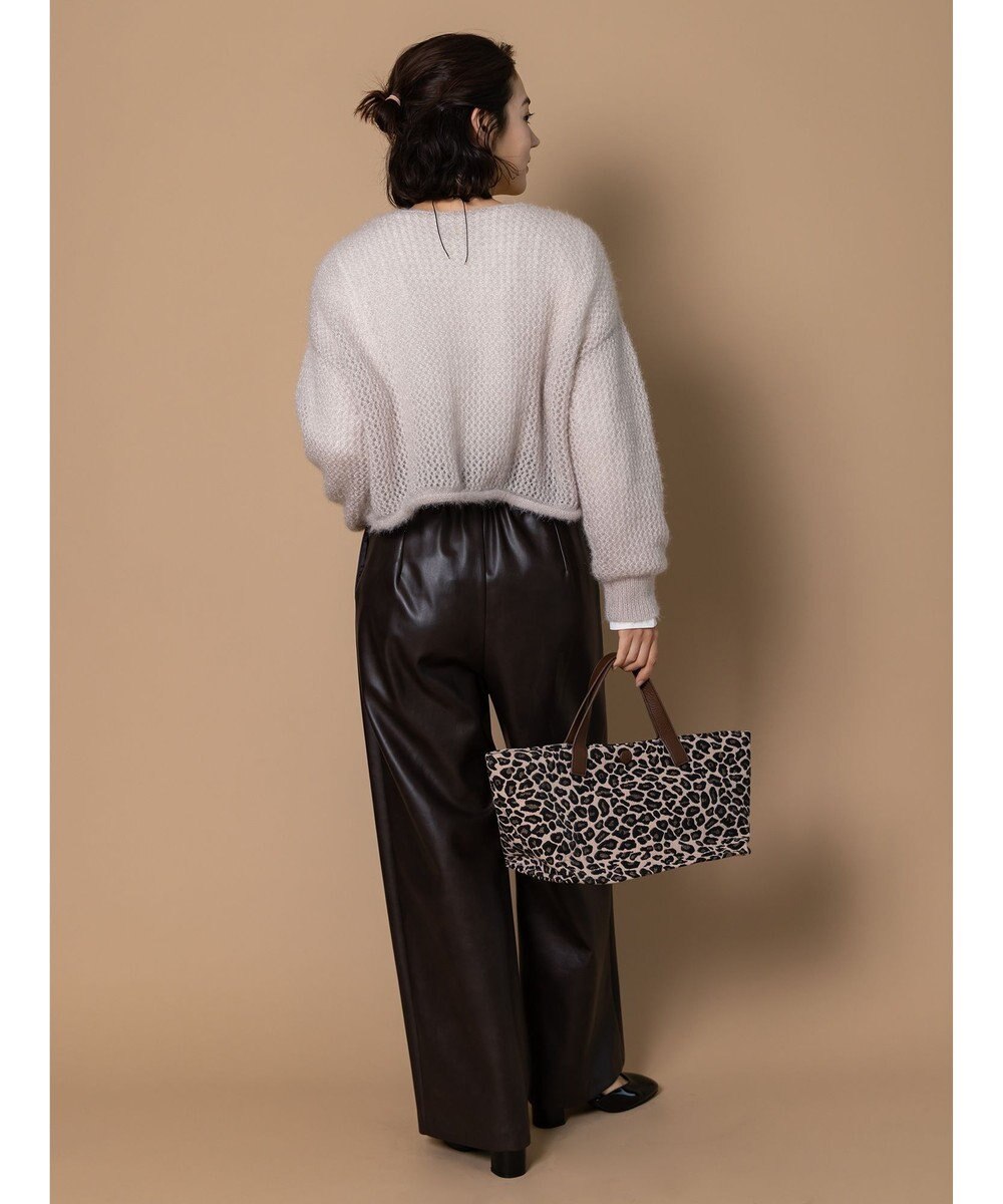 Te chichi 【泉 里香さん着用・Oggi.jp10/23掲載】キャットヤーンメッシュニット 