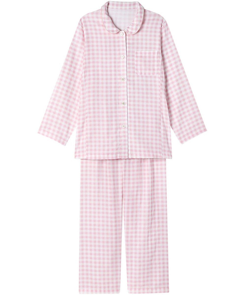 Wing パジャマ 綿100%(本体) 3Lまで対応 大きいサイズ 長袖 長ズボン レディース EP1003 ウイング／ワコール 