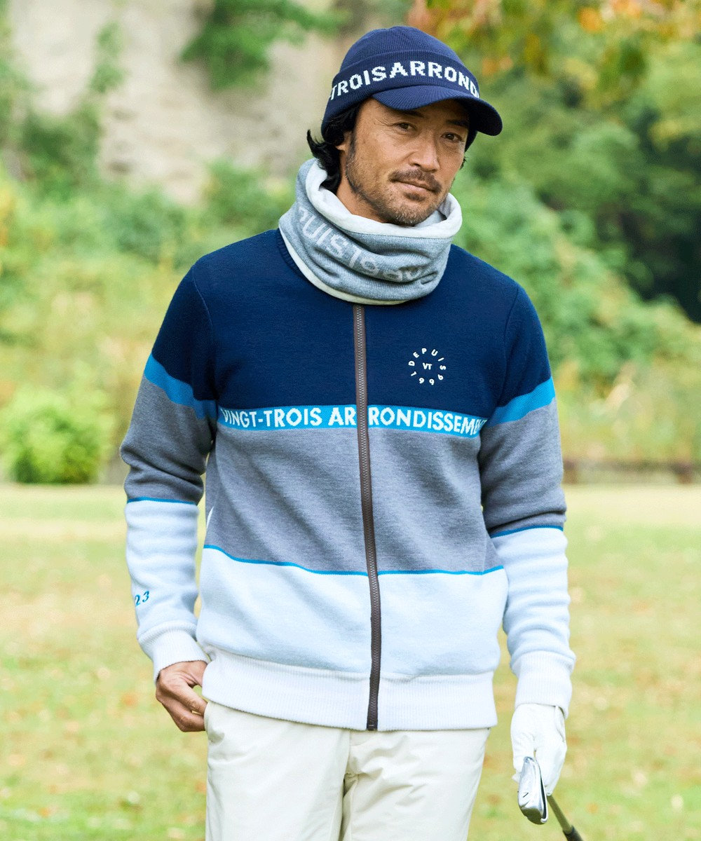 MEN】リバーシブルニットブルゾン / 23区GOLF | ファッション通販 【公式通販】オンワード・クローゼット