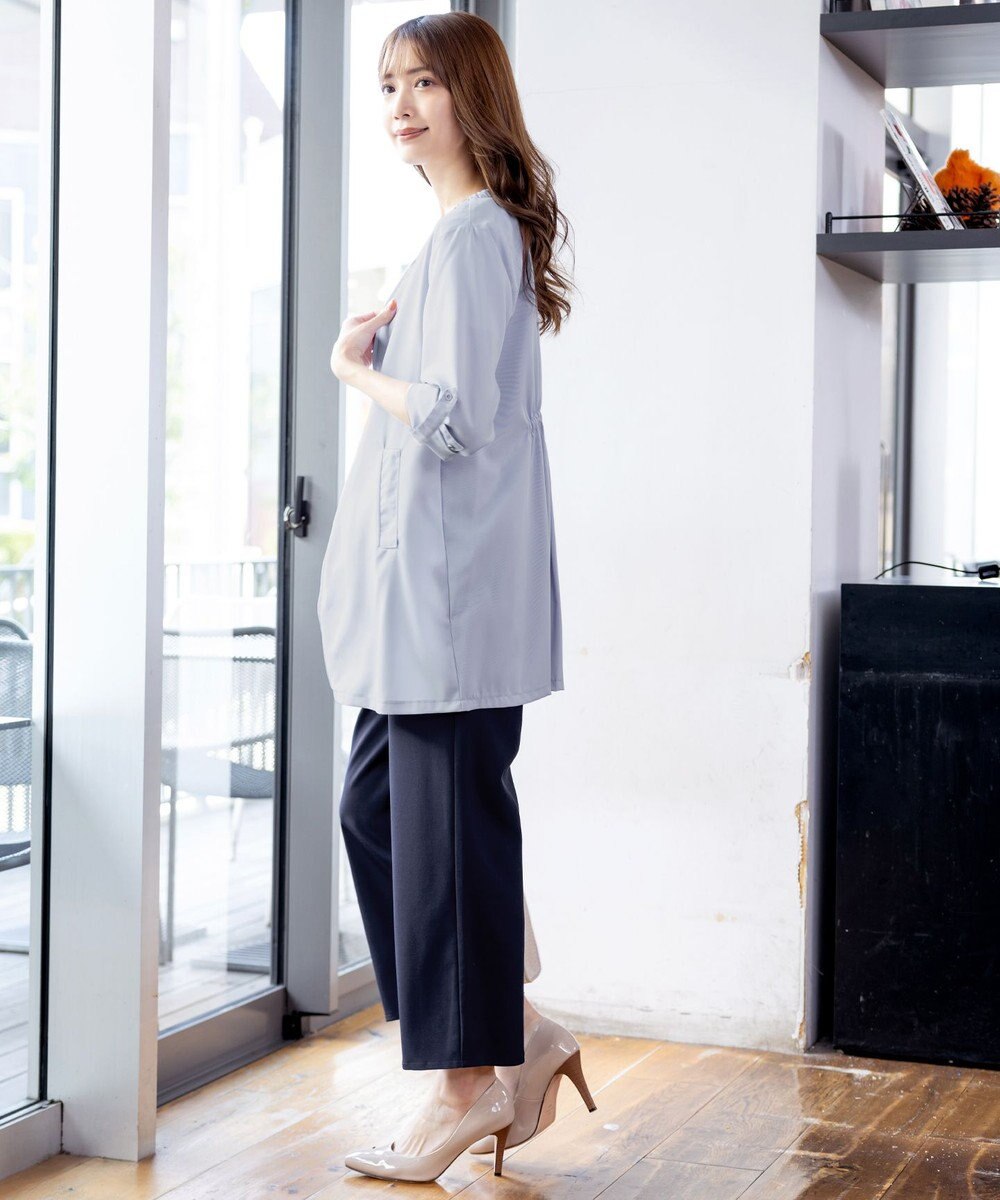 Tiaclasse 【新色追加・洗える】ストレートワイドパンツ 