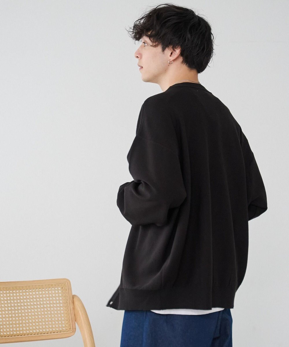 WEGO 【ユニセックス着用ITEM/紫外線対策/冷房対策】オーバーフィットドライタッチカーディガン 