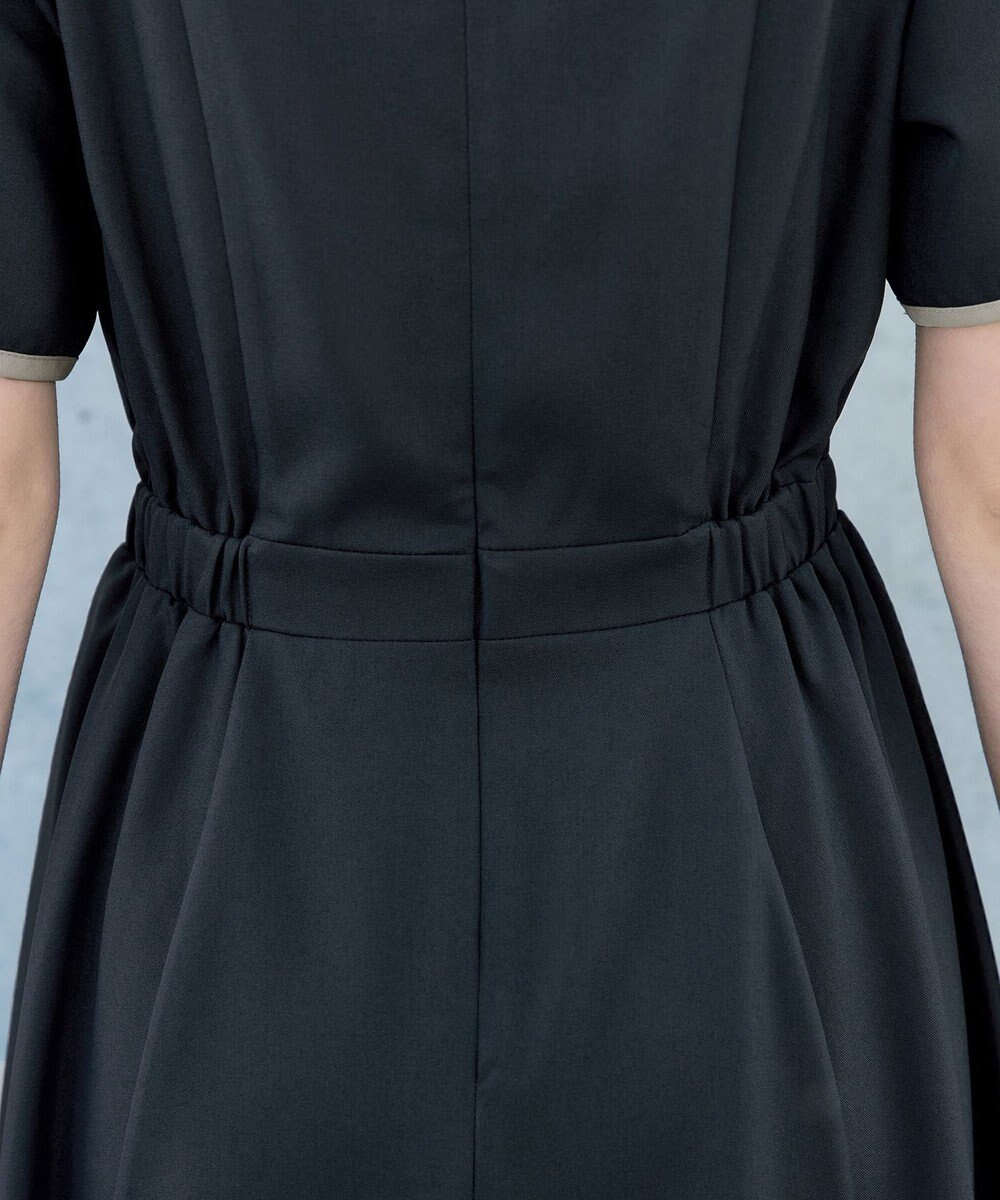 Tiaclasse L 配色フレアワンピース 