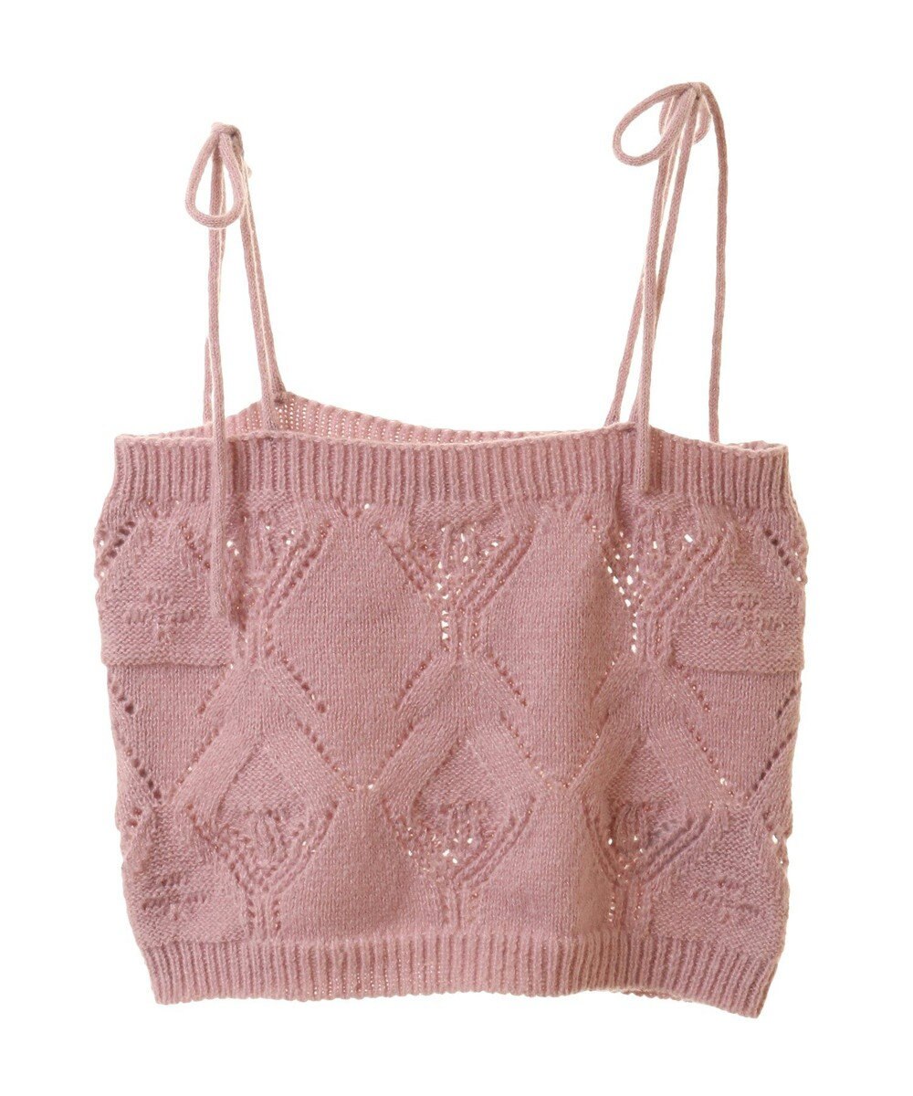 earth music&ecology ＳＥＴ２点刺繍ビスチェ＋カーディガン 