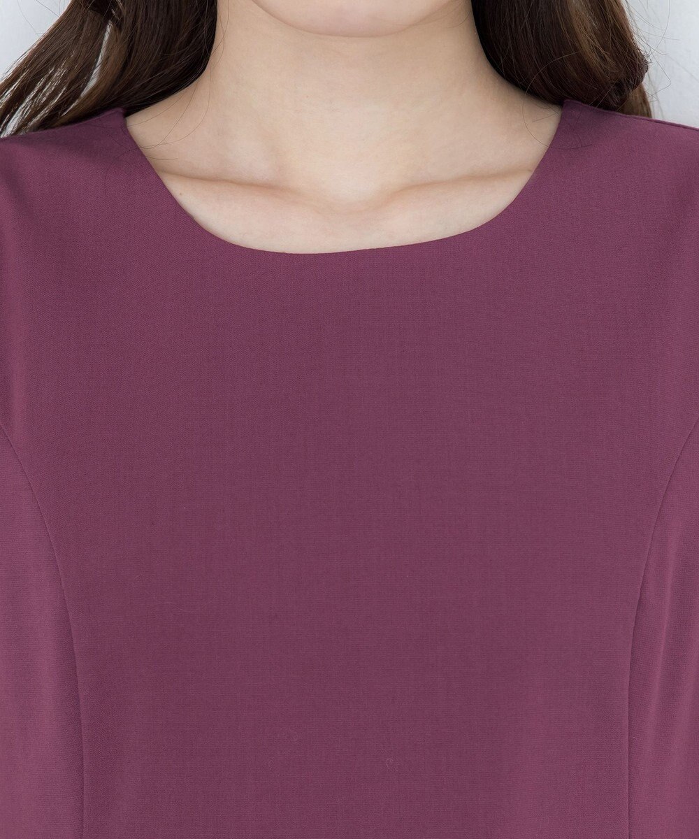 Tiaclasse 【洗える】裾フレアAラインワンピース 