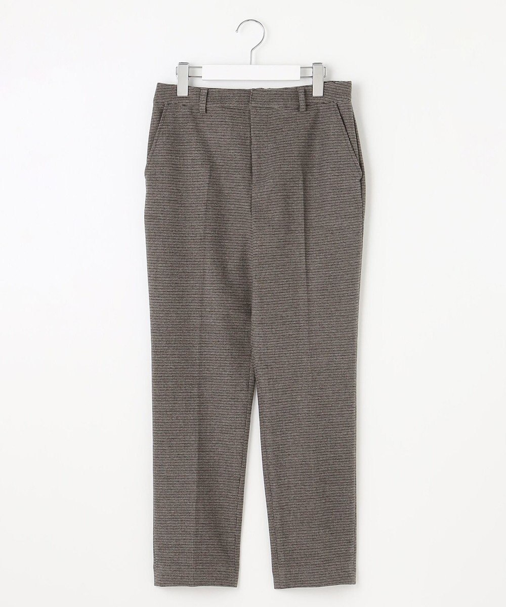 J.PRESS LADIES S 【洗える】チェルビック チェック テーパード パンツ 