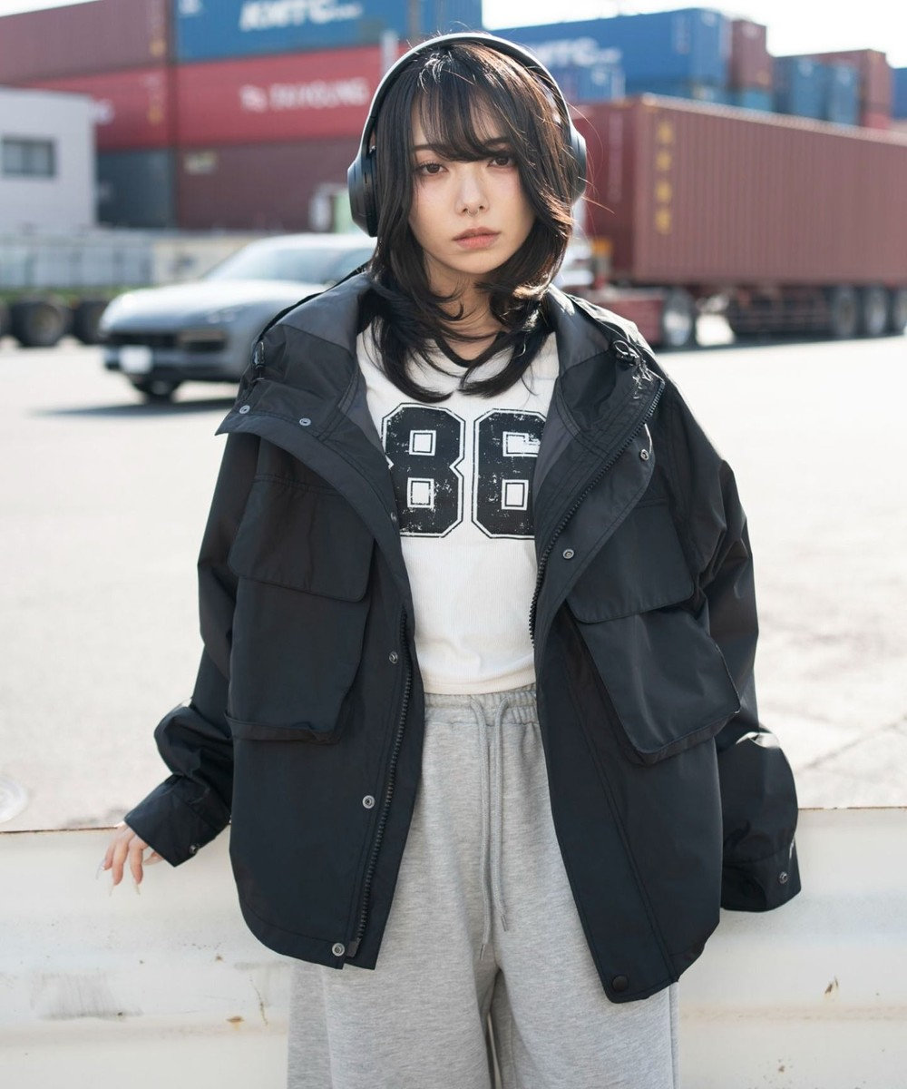 WEGO 【ユニセックス着用ITEM/アウトドア】フードシェルブルゾン 