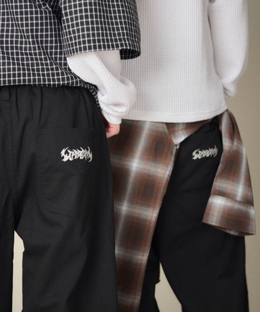 WEGO 【ユニセックス着用ITEM】ステッチカラーチノパンツ 
