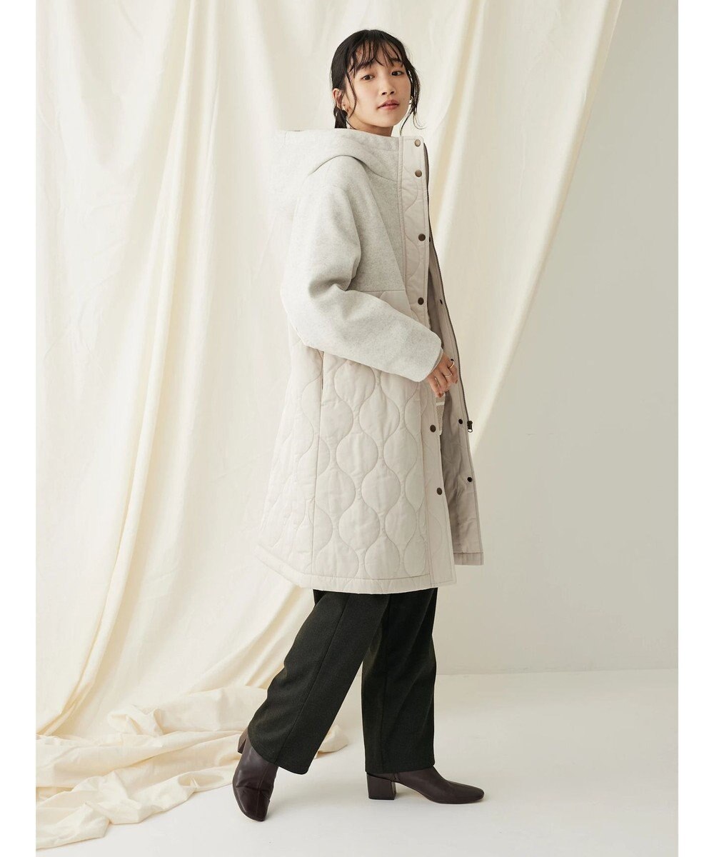 CRAFT STANDARD BOUTIQUE キルティング切替フードコート 