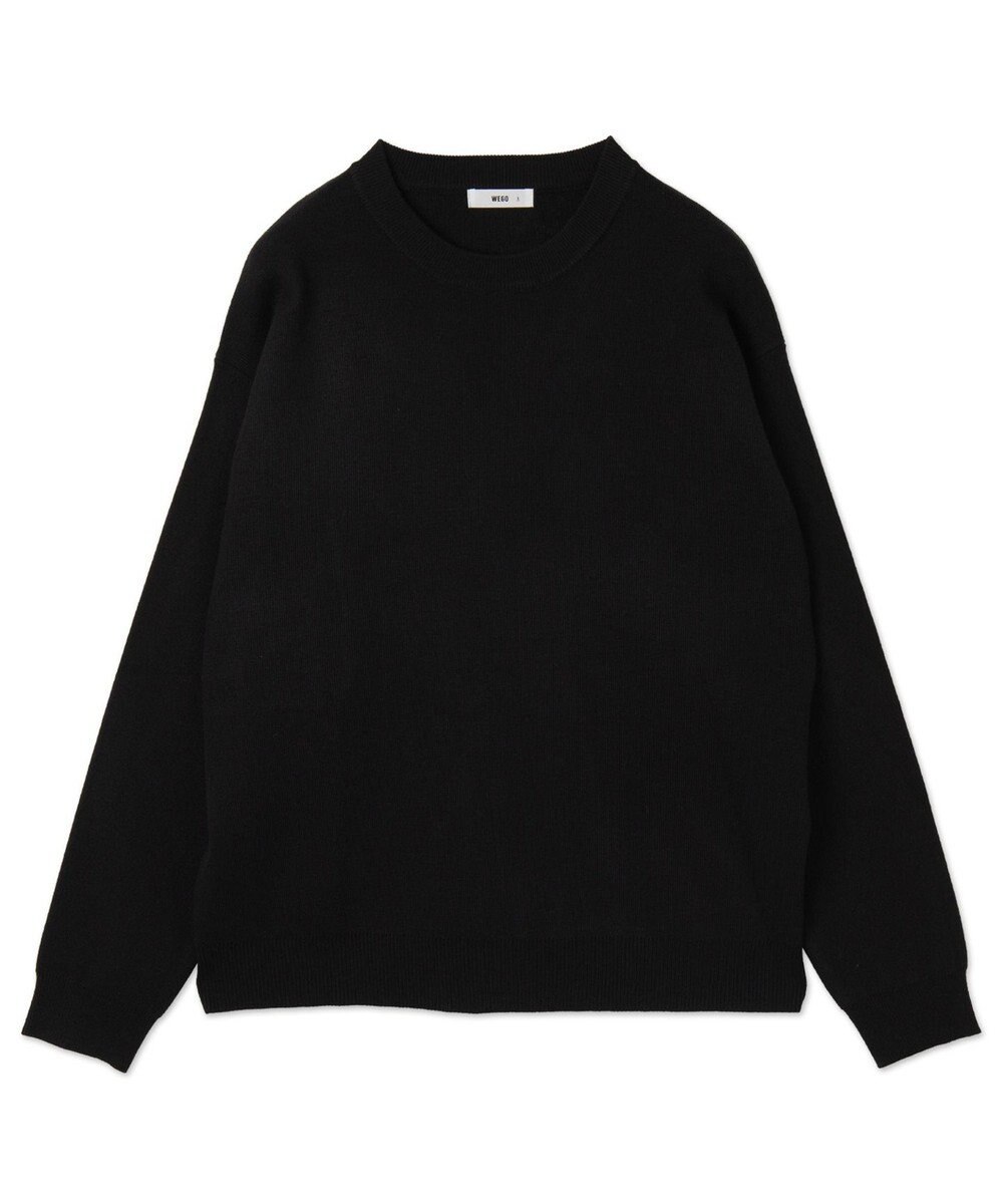 WEGO 【ユニセックス着用ITEM/MLサイズ展開】ミラノリブクルーネックプルオーバー 
