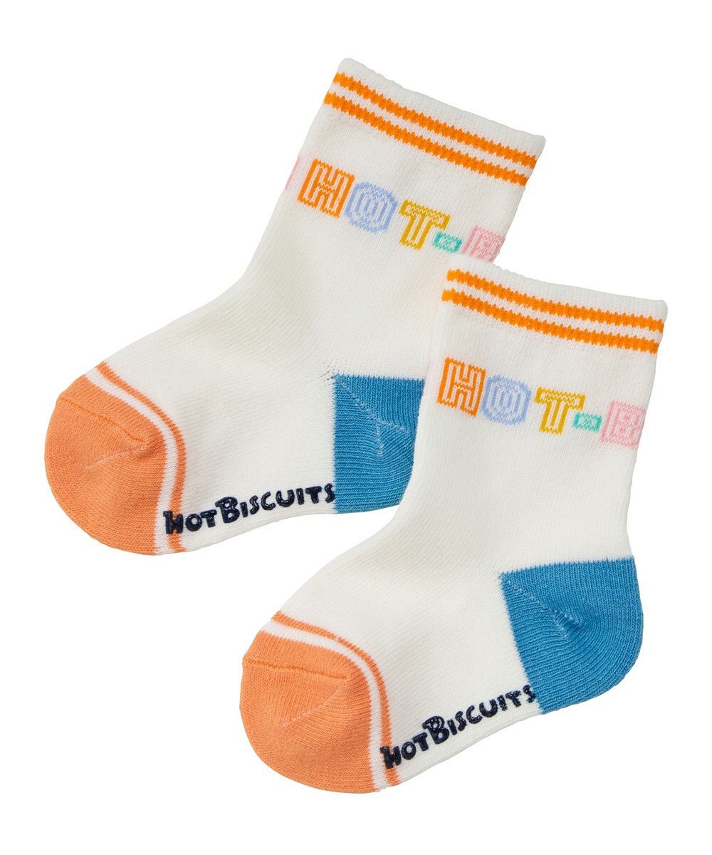 MIKI HOUSE HOT BISCUITS 【9-19cm】クルー丈 ソックスパック2足セット 