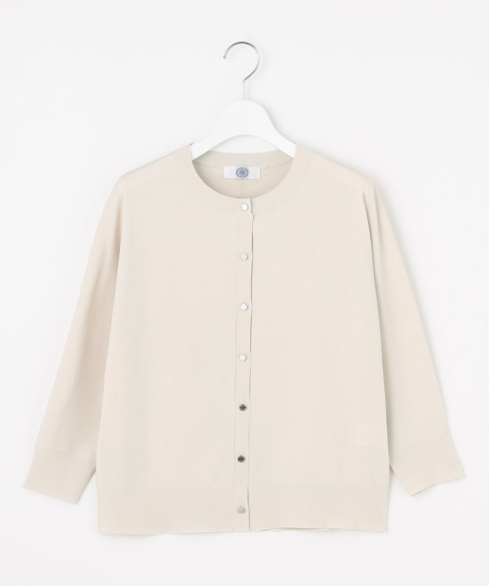 J.PRESS LADIES S 【洗える】レーヨンストレッチ カーディガン 