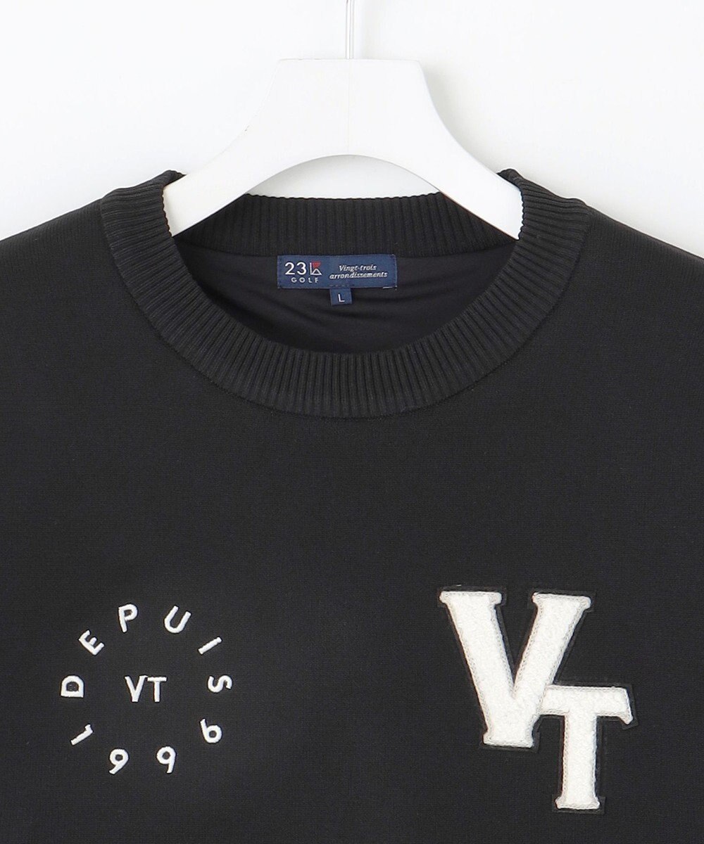 23区GOLF 【MEN】【ウォッシャブル】グラフィックダブルジャガードニット 