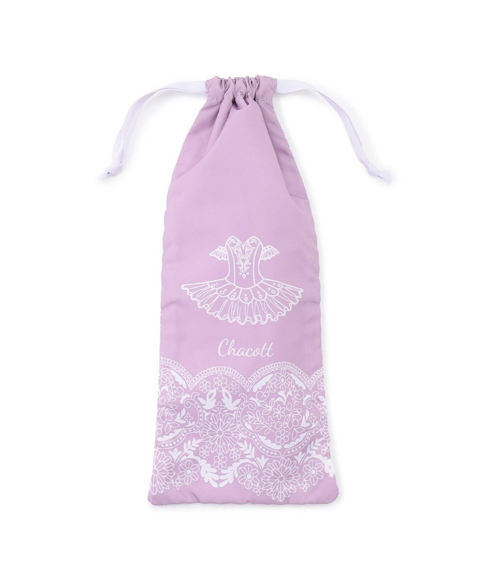 Chacott レース柄メッシュ巾着S 