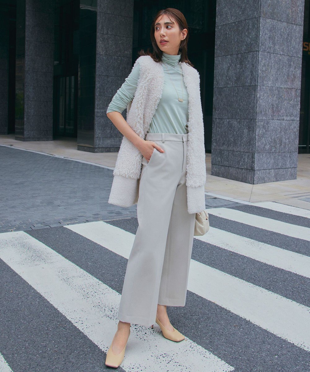 23区 S 【CLASSY.2月号掲載/洗える】TRストレッチギャバ ワイドパンツ 