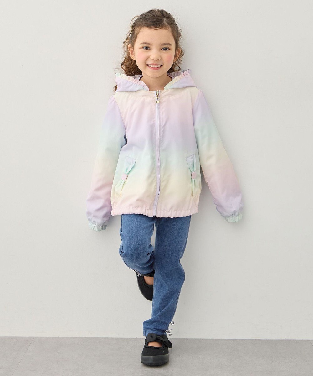 ANY KIDS 【フード取り外し/洗濯機可能】撥水加工リバーシブルゾン 