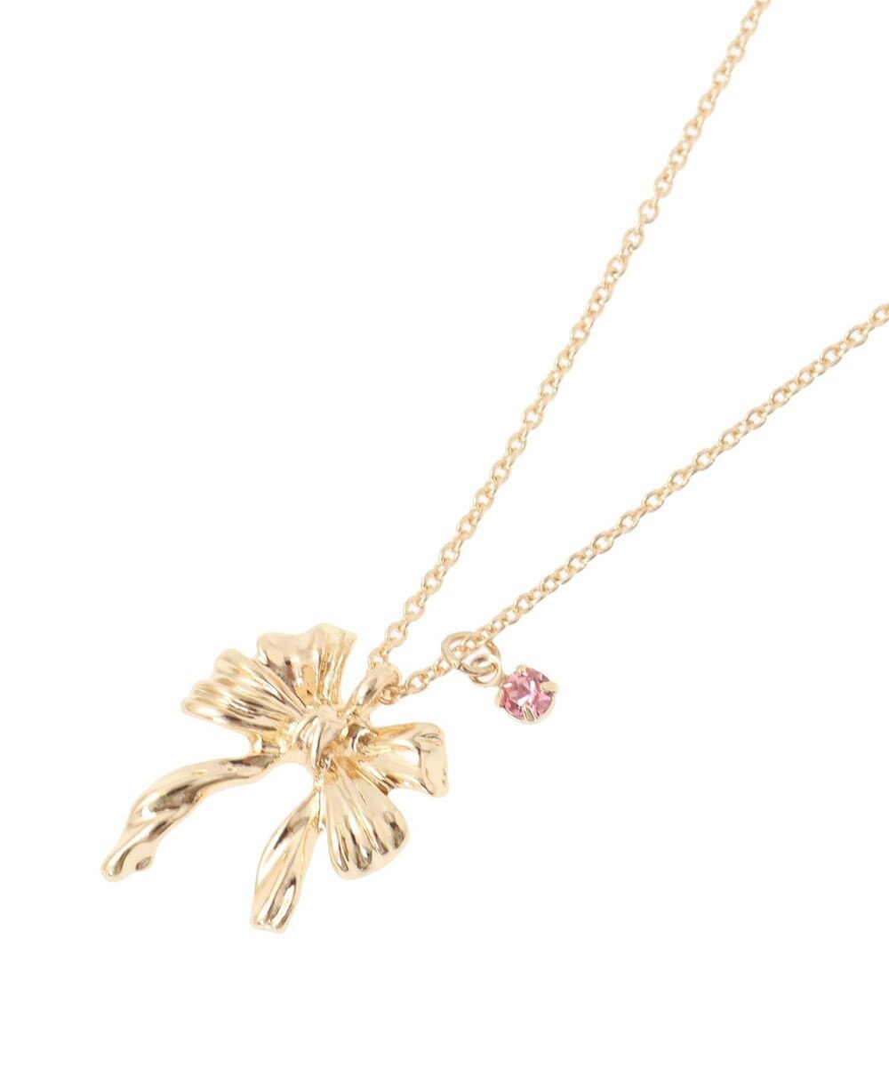 Maison de FLEUR カーリーリボンネックレス 