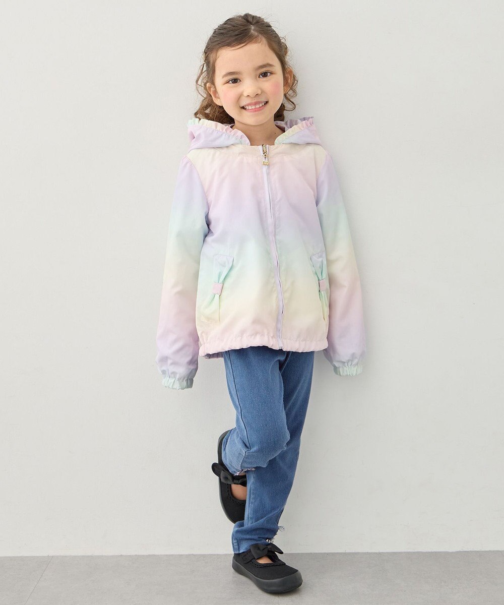 ANY KIDS 【フード取り外し/洗濯機可能】撥水加工リバーシブルゾン 