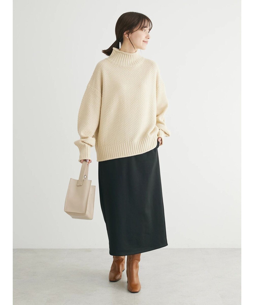 Green Parks 洗える　カノコ編みニットプルオーバー 