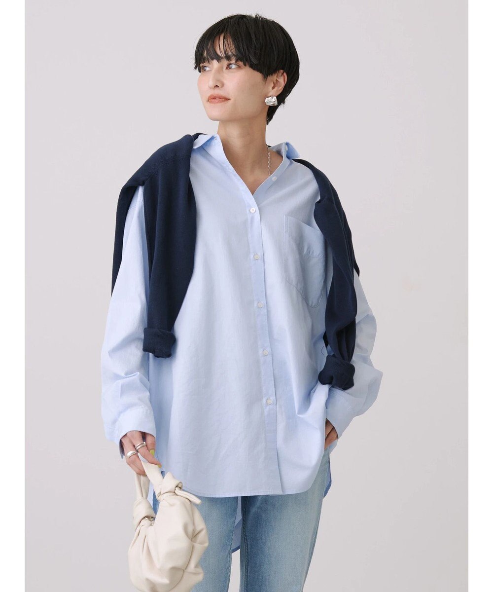 AMERICAN HOLIC ＵＶカット加工バックタックシャツチュニック 