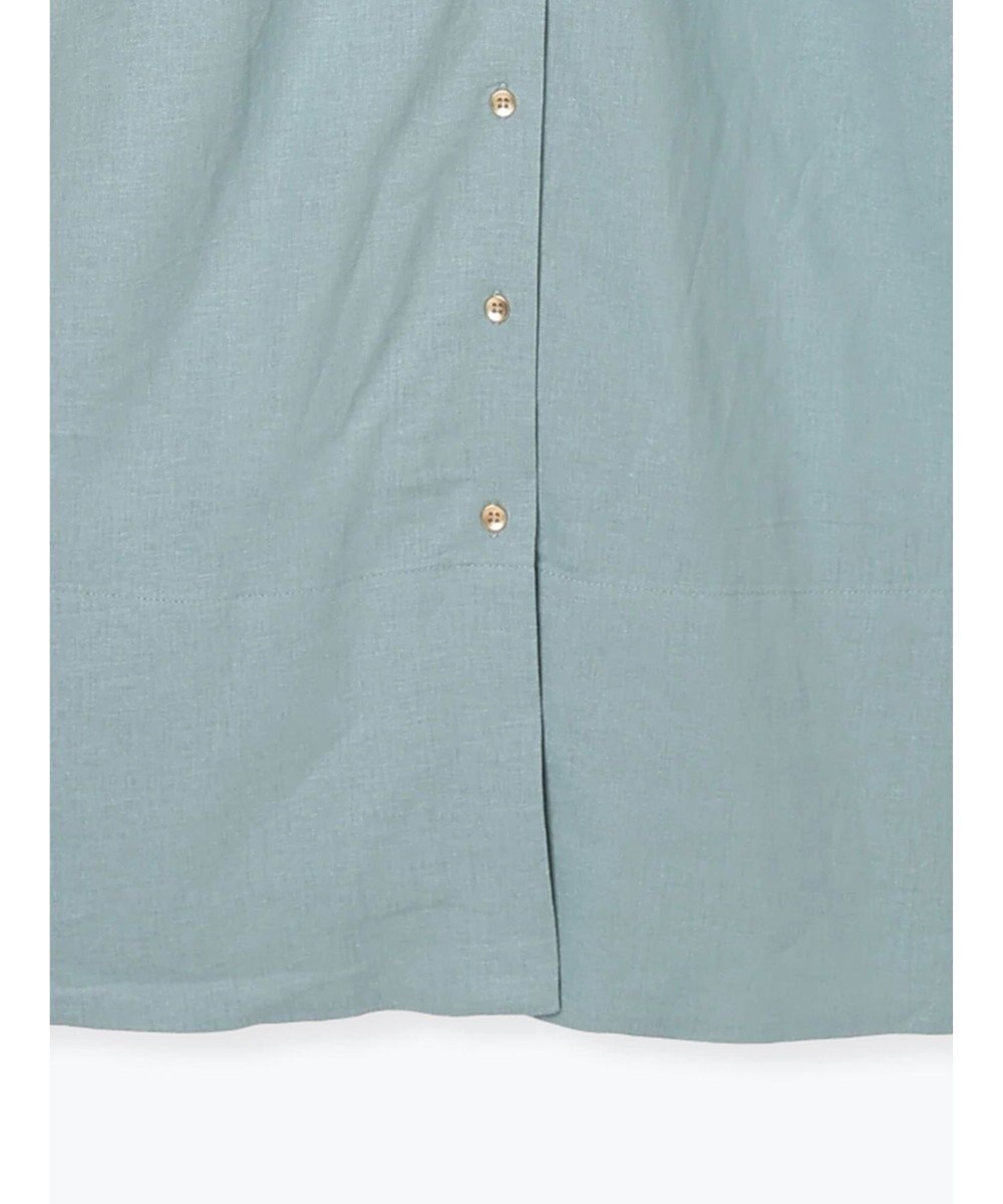 Te chichi レーヨンリネン共ベルトシャツワンピース 