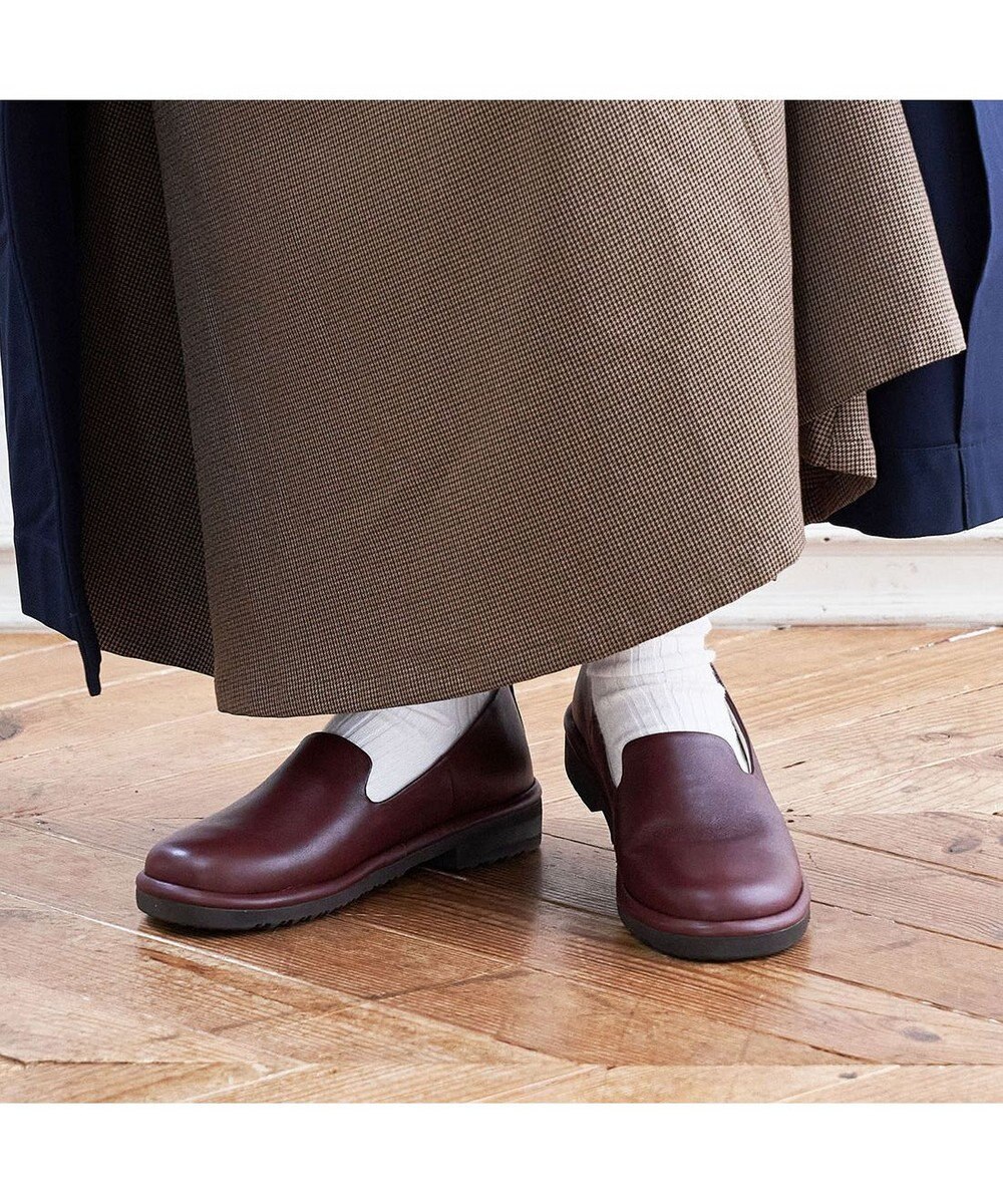 ing <ing>【サスティナブル】ボリュームソールスリッポンシューズ 