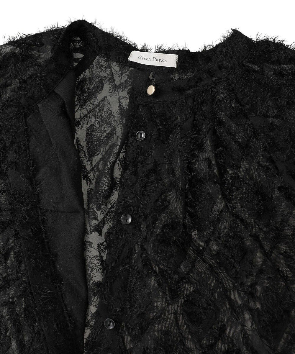 Green Parks Ｏ．フサフサ２ｗａｙボウタイブラウス 