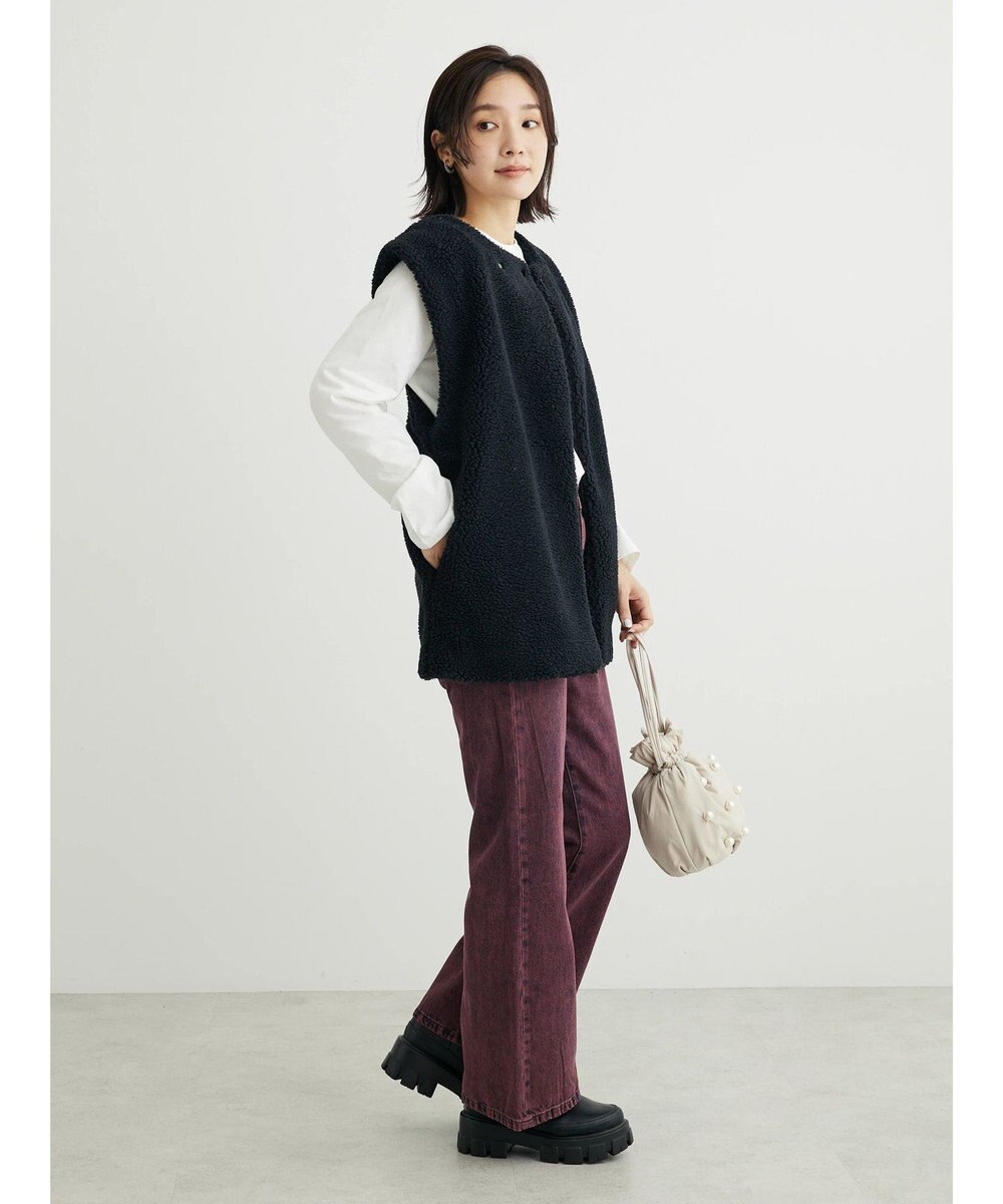 Green Parks ・ＳＵＧＡＲ　ＳＰＯＯＮ　カラーデニムフレアパンツ 