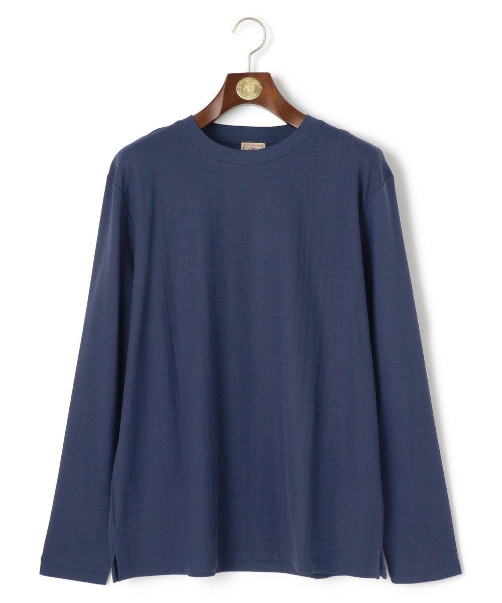 J.PRESS MEN 【ビジネス対応】リンクスシャドーチェック ロングスリーブTシャツ 