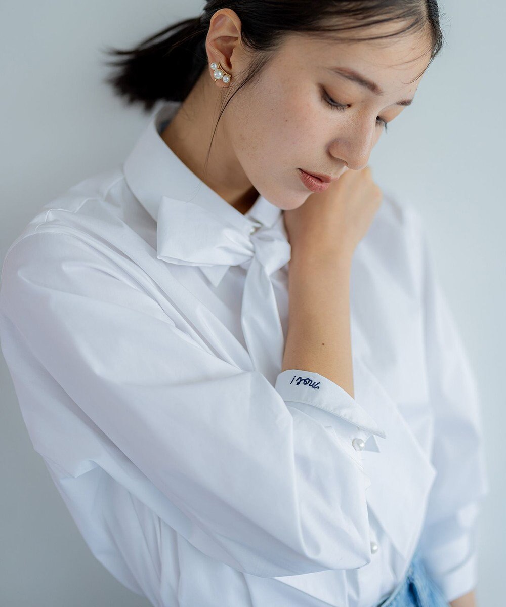 組曲 【ボウタイ付き】メッセージシャーティング シャツ 