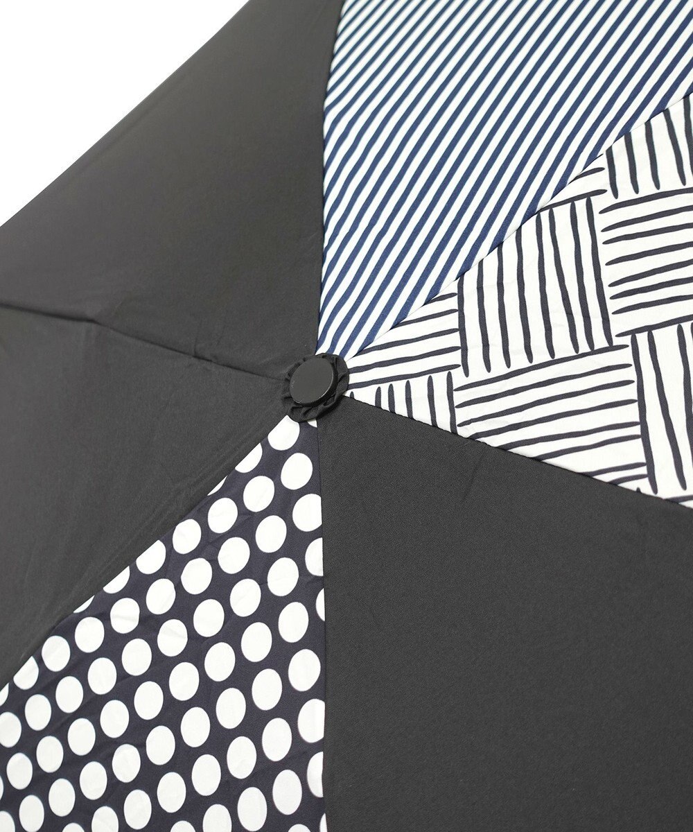 +RING 【UVカット95%以上】【UPF50＋】プラスリング レディース 晴雨兼用 折傘 BLKT1309 