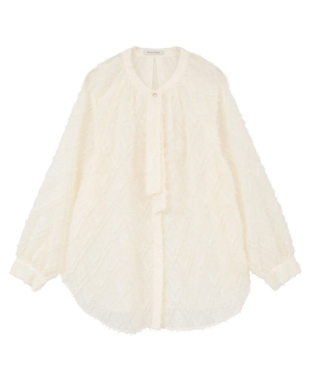 Green Parks Ｏ．フサフサ２ｗａｙボウタイブラウス 