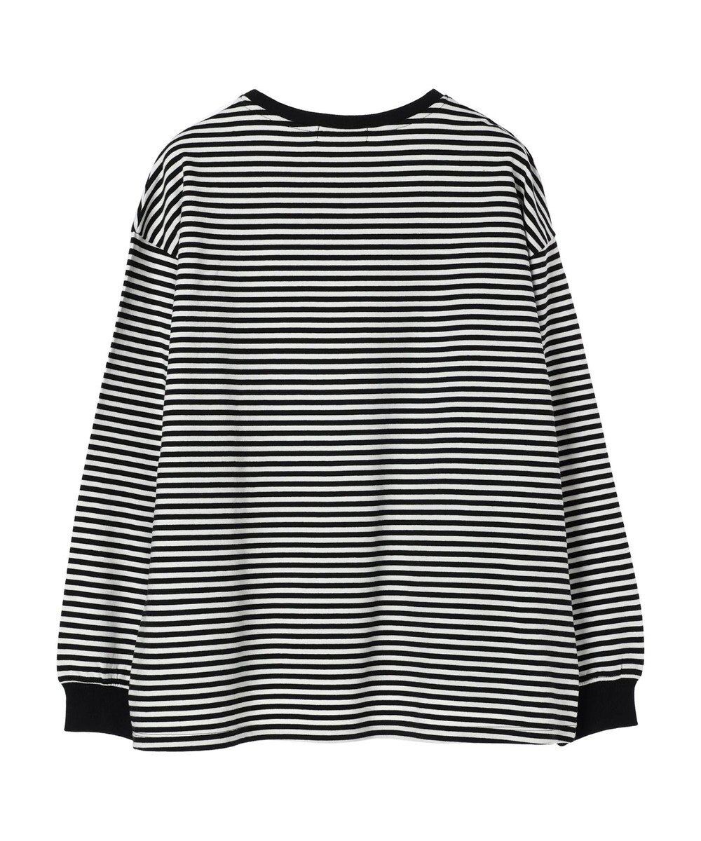 AMERICAN HOLIC 刺繍ロゴミニ裏毛ボートネックチュニック 