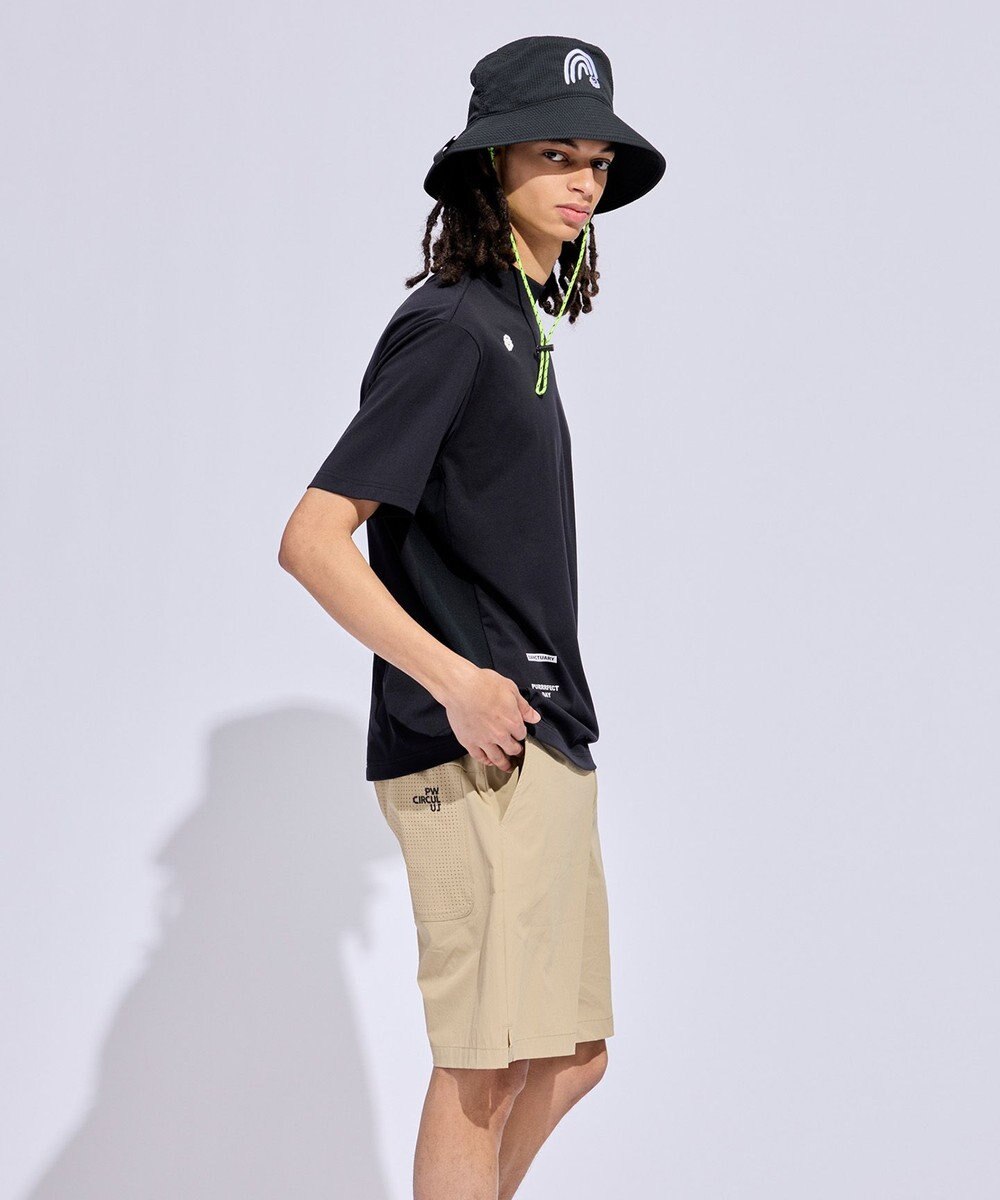 PW CIRCULUS 【MEN】メッシュコンビ モックネック ゴルフ 